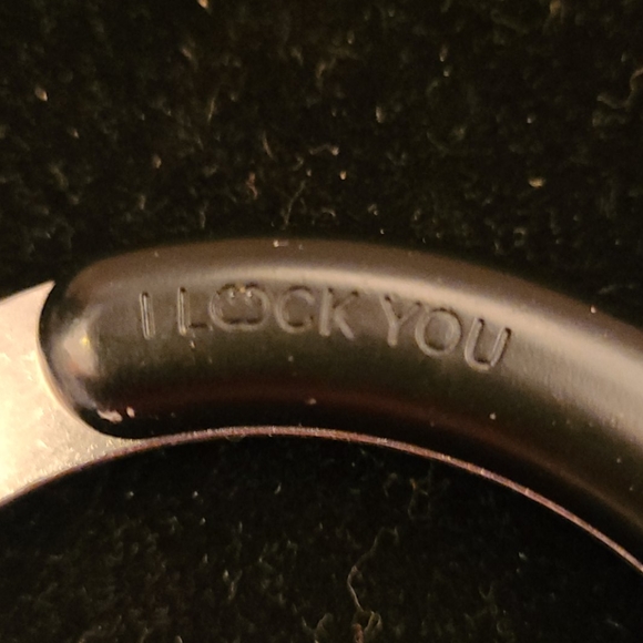 Lacoste Silver and Gunmetal Bangle - Picture 3 of 9